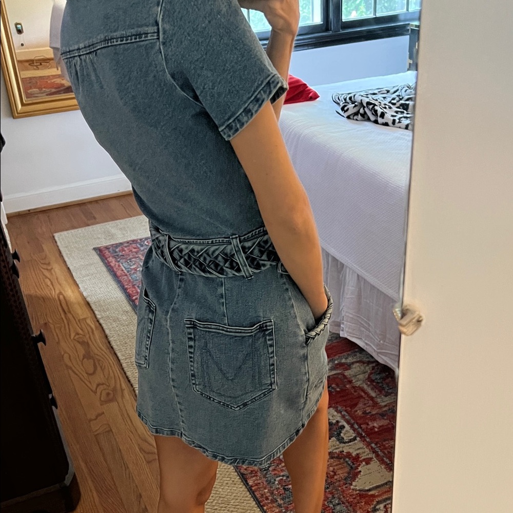 Show Me Your MuMu Blue Denim Mini Dress - Picture 5 of 7